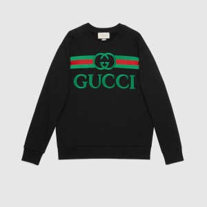 グッチ GUCCI ロゴ入り コットン スウェットシャツ 469250 XJCCG 1082