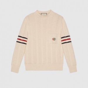 GUCCIインターロッキングG付きニットコットンジャンパー 626068 XKBGM 9071