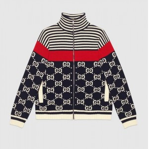 グッチ GUCCI GGモチーフのストライプコットンジャケット 545701 XKABP 4548