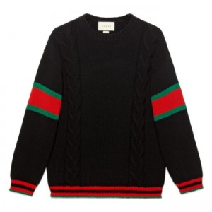 グッチケーブルニット【GUCCI】 セーター ブラック 548115 X1561 1082