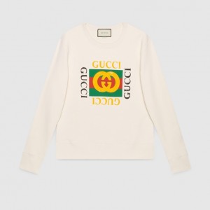 GUCCI グッチ ロゴ コットン スウェット シャツ 454569 X5J57 9541
