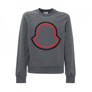 モンクレール  Moncler ロゴ刺繍 コットン スウェットシャツ F20918G7621080985