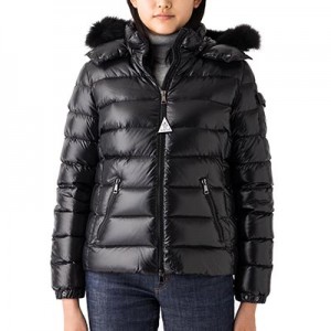 モンクレール MONCLER ダウンジャケット ブラック レディース アウター badyfur BADYFUR  4631425 c0061 999