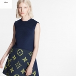 ルイヴィトン Louis Vuitton モノグラム スリーブレス Aラインドレス 1A859T