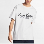 LouisVuittonルイヴィトン シグネチャープリントエンブロイダリーTシャツ 1A7XNG