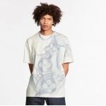 Louis Vuittonルイヴィトン フラワープリンテッドTシャツ／お洒落 1A89ZX