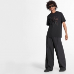 ルイヴィトン  LVヴェジェトゥルレースエンブロイダリーTシャツ 1A7QFO