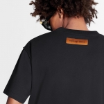 ルイヴィトン  LVヴェジェトゥルレースエンブロイダリーTシャツ 1A7QFO