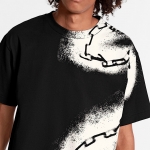 Louis VuittonTシャツルイヴィトン ウィズスプレーチェーンプリント 1A5VST