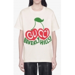 グッチ GUCCI BEVERLY HILLS チェリー プリントTシャツ 半袖 ロゴ 580762 XJCRJ 9095