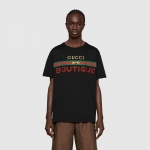 グッチTシャツ GUCCI unisex オーバーサイズBoutique プリント 548334 XJCKY 1082