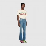 グッチGUCCI unisex オーバーサイズBoutique プリントTシャツ 615044 XJCKY 7136