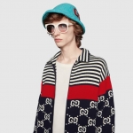 グッチ GUCCI GGモチーフのストライプコットンジャケット 545701 XKABP 4548
