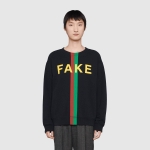 グッチ FAKE/NOT プリント スウェットシャツ 635847 XJCXY 1082