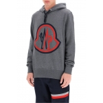 モンクレール  MONCLER トリコロールビッグロゴスウェットパーカー 8G7461080985940