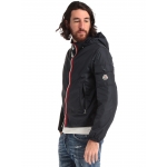 モンクレール服 メンズ ナイロンジャケット MONCLER ナイロンパーカー フード収納 トリコロール フルジップ KERALLE ケラレ ブランド アウター パーカ 8H708008098U999