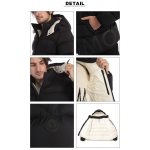 MONCLER (モンクレール) ナイロン フーディ フルジップ ダウンジャケット  男性 カジュアル ファッション アウター ダウン フード取り外し 防寒 秋冬  メンズショップサカゼン MCWILMS9​