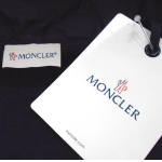 MONCLER MAGLIONE CARDIGAN モンクレール　薄型軽量ダウンジャケット＋ニットカーディガン フードつきメンズカーディガン ニットとダウンベストのミックス ブラック、濃紺 091.8412700.80972