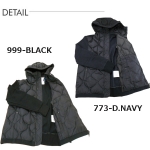 MONCLER MAGLIONE CARDIGAN モンクレール　薄型軽量ダウンジャケット＋ニットカーディガン フードつきメンズカーディガン ニットとダウンベストのミックス ブラック、濃紺 091.8412700.80972