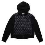 モンクレール MONCLER ダウン入りジップパーカ ブラック レディース 9b50210 a9428 999