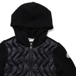 モンクレール MONCLER ダウン入りジップパーカ ブラック レディース 9b50210 a9428 999