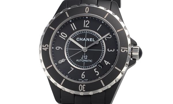 シャネル Ｊ１２ ４２ マットブラック セラミック H3131