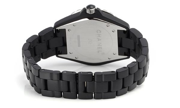 シャネル Ｊ１２ ４２ マットブラック セラミック H3131