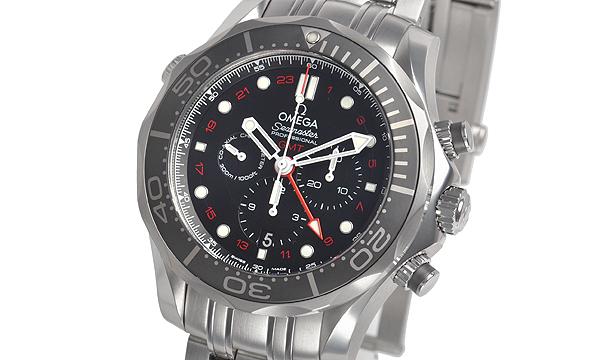 オメガ シーマスター ダイバー３００Ｍ コーアクシャルＧＭＴ クロノグラフ４４ＭＭ 212.30.44.52.01.001