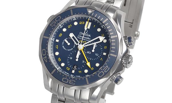 オメガ シーマスター ダイバー３００Ｍ コーアクシャルＧＭＴ クロノグラフ４４ＭＭ 212.30.44.52.03.001