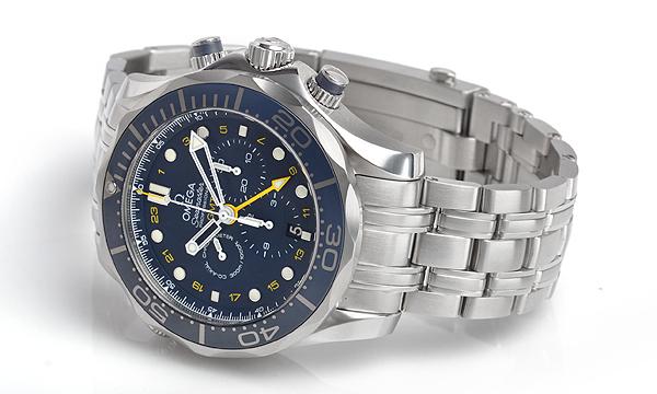 オメガ シーマスター ダイバー３００Ｍ コーアクシャルＧＭＴ クロノグラフ４４ＭＭ 212.30.44.52.03.001