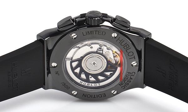 人気のウブロ クラシックフュージョン オールブラック クロノグラフ 世界限定５００本 541.CM.1110.RX