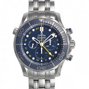 オメガ シーマスター ダイバー３００Ｍ コーアクシャルＧＭＴ クロノグラフ４４ＭＭ 212.30.44.52.03.001