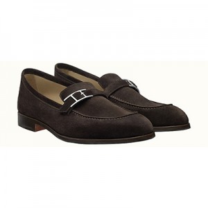 HERMES エルメス モカシン ローファー モントレー Marine: H201407ZH01415
