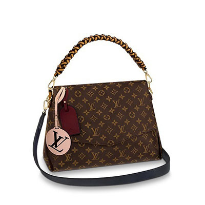 LOUIS VUITTON ルイヴィトン モノグラム ボーヴルMM レザー ハンド バッグ M43953