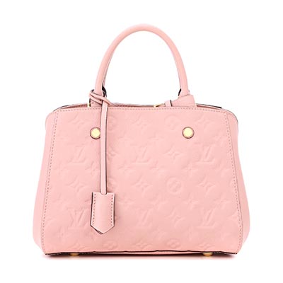 LOUIS VUITTON ルイヴィトン モンテーニュBB ハンドバッグ アンプラント ローズプードル M44123