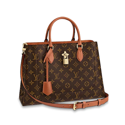 LOUIS VUITTON ルイ・ヴィトン フラワー トート  モノグラム レザー 2WAY ショルダーバッグ ハンドバッグ レディース M43770