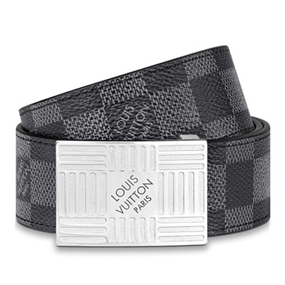 ルイヴィトン Louis Vuitton サンチュール・ダミエ 35 リバーシブル グリ M0269V