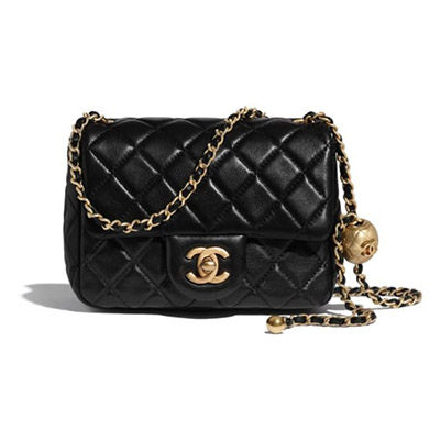 シャネル CHANEL フラップバッグ ブラック グレー AS1786 B02916 94305