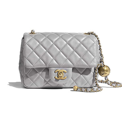シャネル CHANEL フラップバッグ ブラック グレー AS1786 B02916 N6514