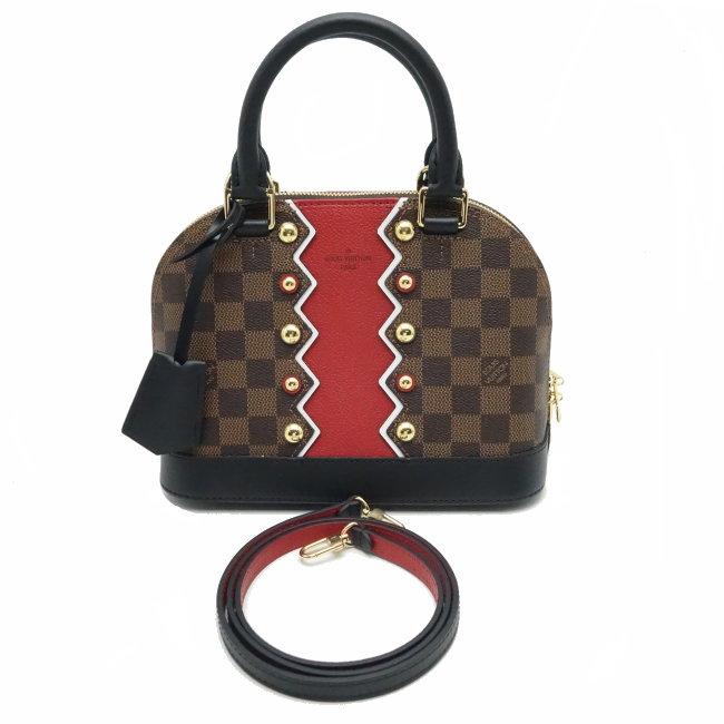 ルイ・ヴィトン LOUIS VUITTON★ ハンドバッグ/ダミエ/アルマBB/カラコムパターン/スタッズ N40046