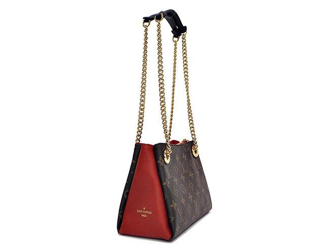 ルイヴィトン LOUIS VUITTON スレンヌBB スリーズ(レッド) レディース モノグラム・キャンバス レザーM43776