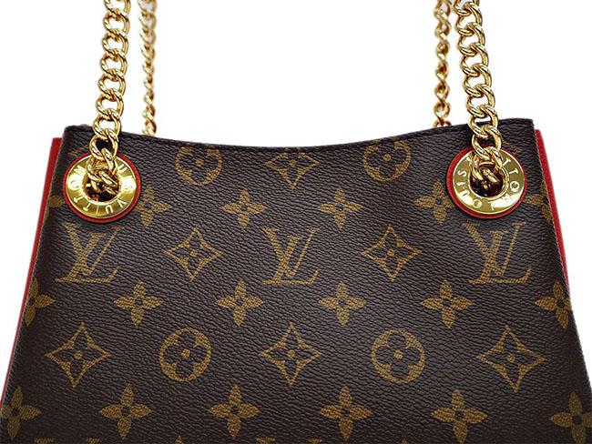 ルイヴィトン LOUIS VUITTON スレンヌBB スリーズ(レッド) レディース モノグラム・キャンバス レザーM43776