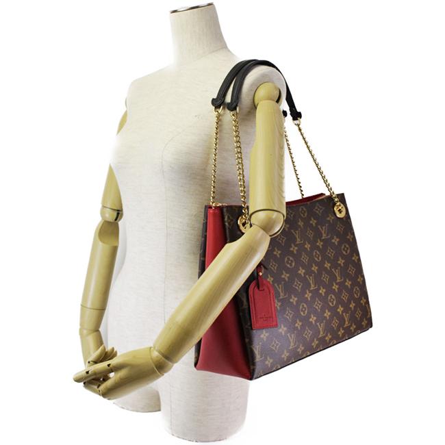 LOUIS VUITTON ルイヴィトン スレンヌMM ショルダーバッグ チェーンバッグ チェーンストラップ モノグラム スリーズ 赤  M43773