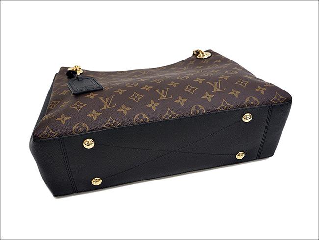 ルイヴィトン LOUIS VUITTON セレネMM チェーントートバッグ ノワール モノグラム レディース M43772