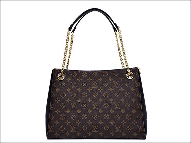 ルイヴィトン LOUIS VUITTON セレネMM チェーントートバッグ ノワール モノグラム レディース M43772