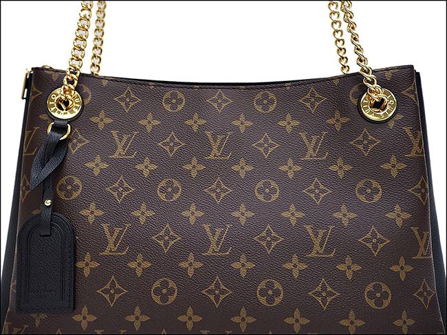ルイヴィトン LOUIS VUITTON セレネMM チェーントートバッグ ノワール モノグラム レディース M43772