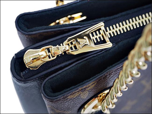 ルイヴィトン LOUIS VUITTON セレネMM チェーントートバッグ ノワール モノグラム レディース M43772