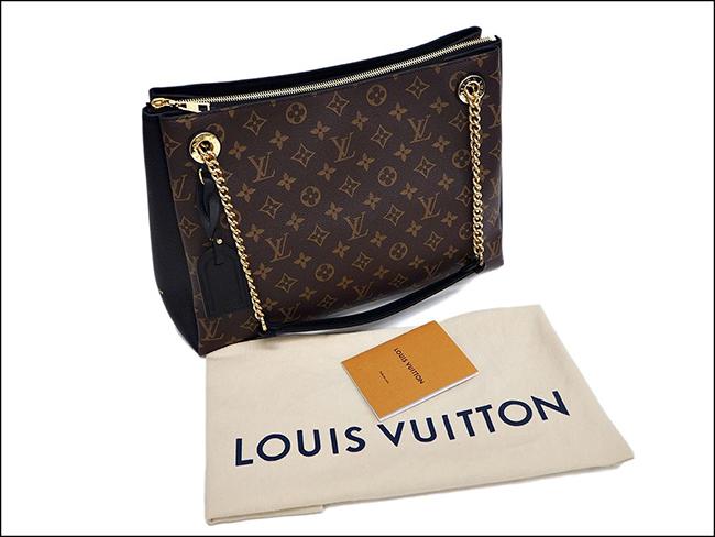 ルイヴィトン LOUIS VUITTON セレネMM チェーントートバッグ ノワール モノグラム レディース M43772