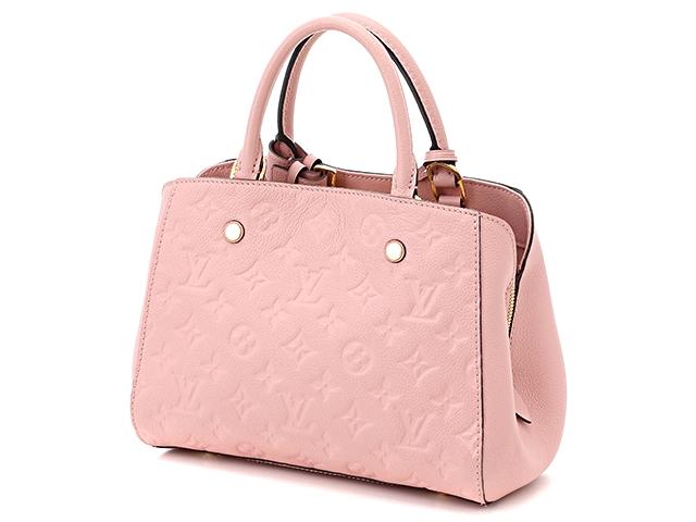 LOUIS VUITTON ルイヴィトン モンテーニュBB ハンドバッグ アンプラント ローズプードル M44123