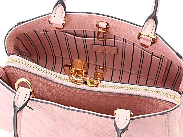 LOUIS VUITTON ルイヴィトン モンテーニュBB ハンドバッグ アンプラント ローズプードル M44123